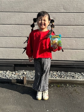 「アイテム（シューズ）」を使った、＊SK.HRR＊さん（キッズ・100cm）の秋コーディネート
