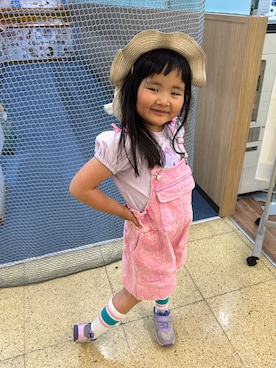 「IFME（イフミー）のアイテム」を使った、＊SK.HRR＊さん（キッズ・110cm）の春コーディネート