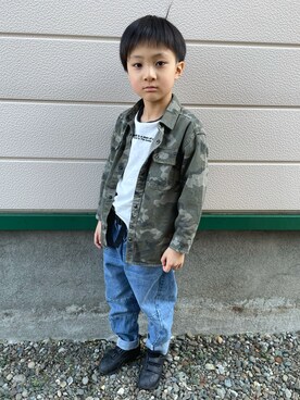 「SUKUSUKU（スクスク）のアイテム」を使った、＊SK.HRR＊さん（キッズ・120cm）の春コーディネート