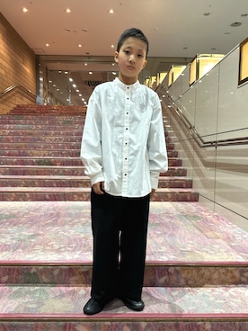 「アイテム（スラックス）」を使った、＊SK.HRR＊さん（キッズ・100cm）の秋コーディネート