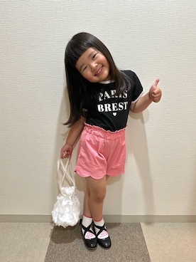 「アイテム（Tシャツ/カットソー）」を使った、＊SK.HRR＊さん（キッズ・100cm）の夏コーディネート