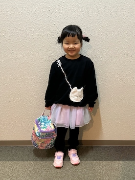 「アイテム（シューズ）」を使った、＊SK.HRR＊さん（キッズ・100cm）の冬コーディネート