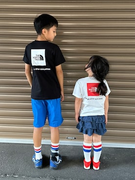 「アイテム（スニーカー）」を使った、＊SK.HRR＊さん（キッズ・100cm）の夏コーディネート