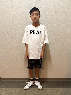 「アイテム（Tシャツ/カットソー）」を使った、＊SK.HRR＊さん（キッズ・141cm）の秋コーディネート