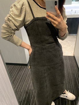 「Per sist ence（パーシエンス）のアイテム（ワンピース/ドレス）」を使った、kaho.さん（レディース・149cm）の春コーディネート