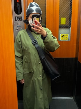 「アイテム（モッズコート）」を使った、強ガンダム骨ストさん（レディース・160cm）の秋コーディネート