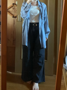 「tiptop（ティップトップ）のアイテム」を使った、Yunaさん（骨格ストレート・レディース・150cm）の春コーディネート