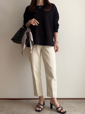 「Emma Taylor（エマテイラー）のアイテム」を使った、STYLEDOORさん（レディース・158cm）の春コーディネート