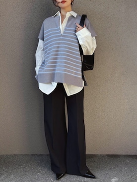 STYLEDOORさん（レディース・163cm）の冬コーディネート