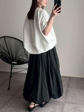 「Emma Taylor（エマテイラー）のアイテム」を使った、STYLEDOORさん（レディース・157cm）の春コーディネート