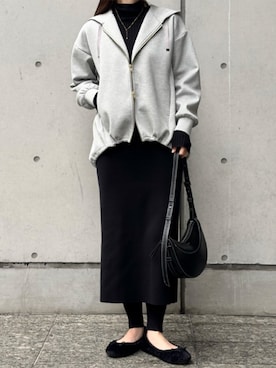 STYLEDOORさん（レディース・158cm）の冬コーディネート