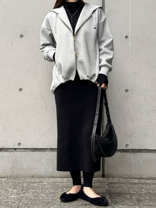 サイズ展開あり】レイヤードニットスカートパンツ（スカート）｜Emma