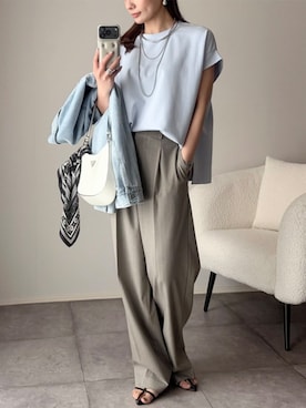 STYLEDOORさん(レディース・157cm)の春コーディネート