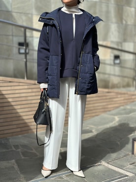 「Emma Taylor（エマテイラー）のアイテム（ダウンジャケット/コート）」を使った、STYLEDOORさん（レディース・165cm）の秋コーディネート
