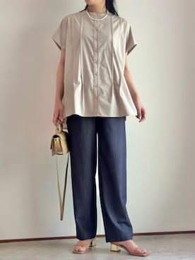 「Emma Taylor（エマテイラー）のアイテム（パンツ）」を使った、STYLEDOORさん（レディース・165cm）の春コーディネート