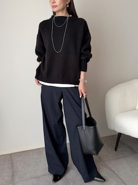 「Emma Taylor（エマテイラー）のアイテム」を使った、STYLEDOORさん（レディース・157cm）の秋コーディネート