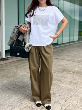 「Emma Taylor（エマテイラー）のアイテム」を使った、STYLEDOORさん（レディース・162cm）の春コーディネート
