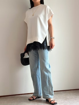 「Emma Taylor（エマテイラー）のアイテム」を使った、STYLEDOORさん（レディース・158cm）の春コーディネート