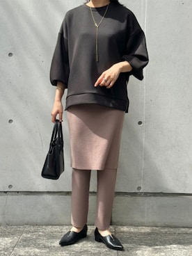 「Emma Taylor（エマテイラー）のアイテム（パンツ）」を使った、STYLEDOORさん（レディース・162cm）の秋コーディネート