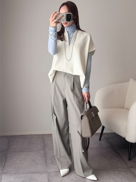 STYLEDOORさん（レディース・157cm）の冬コーディネート