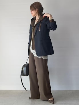 「Emma Taylor（エマテイラー）のアイテム」を使った、STYLEDOORさん（レディース・158cm）の冬コーディネート