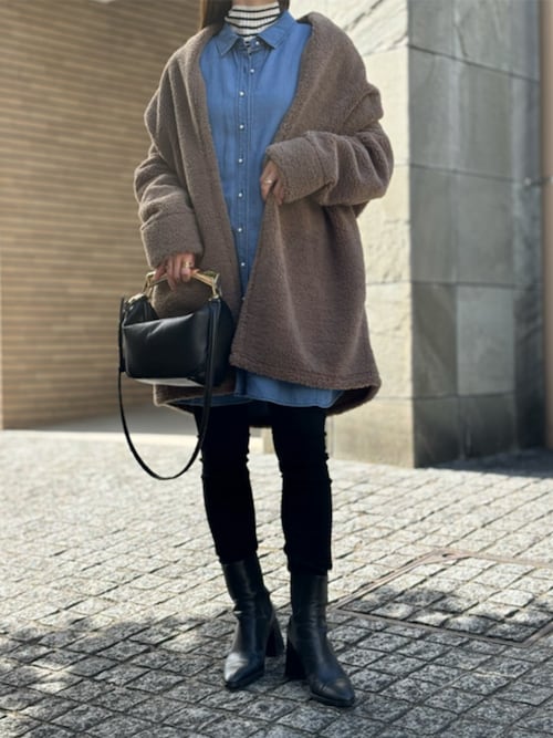 追加生産 ボンディングボアコート（その他アウター）｜Emma