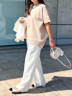 「Emma Taylor（エマテイラー）のアイテム」を使った、STYLEDOORさん（レディース・162cm）の春コーディネート