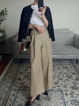 「Emma Taylor（エマテイラー）のアイテム」を使った、STYLEDOORさん（レディース・168cm）の春コーディネート