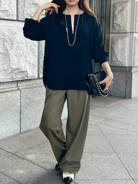 「Emma Taylor（エマテイラー）のアイテム」を使った、STYLEDOORさん（レディース・162cm）の夏コーディネート