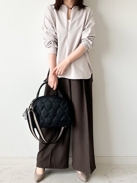 「Emma Taylor（エマテイラー）のアイテム」を使った、STYLEDOORさん（レディース・157cm）の春コーディネート