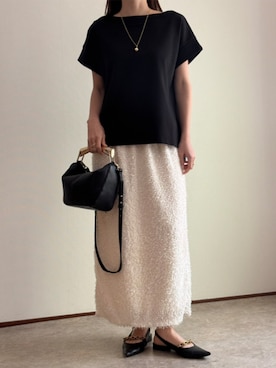 「Emma Taylor（エマテイラー）のアイテム」を使った、STYLEDOORさん（レディース・158cm）の春コーディネート