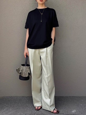 「Emma Taylor（エマテイラー）のアイテム」を使った、STYLEDOORさん（レディース・163cm）の春コーディネート