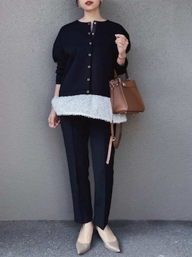 「Emma Taylor（エマテイラー）のアイテム」を使った、STYLEDOORさん（レディース・163cm）の冬コーディネート