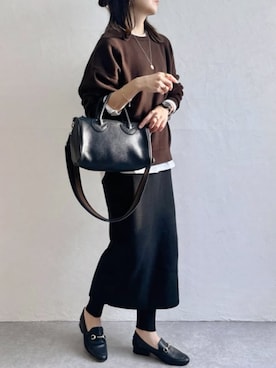 「Emma Taylor（エマテイラー）のアイテム」を使った、STYLEDOORさん（レディース・157cm）の秋コーディネート