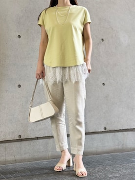 「Emma Taylor（エマテイラー）のアイテム」を使った、STYLEDOORさん（レディース・158cm）の春コーディネート