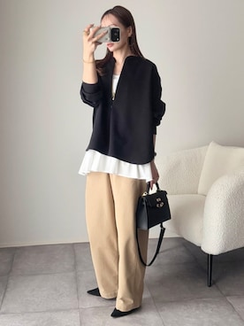 「Emma Taylor（エマテイラー）のアイテム」を使った、STYLEDOORさん（レディース・157cm）の冬コーディネート