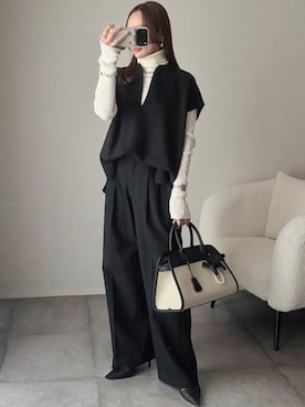 STYLEDOORさん（レディース・157cm）の冬コーディネート