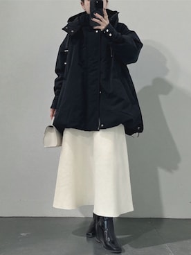 「アイテム（ダウンジャケット/コート）」を使った、STYLEDOORさん（レディース・146cm）の秋コーディネート