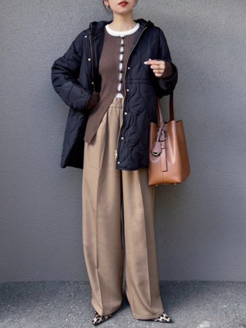 リバイバル】ミリタリーキルティングドロストハーフコート（その他