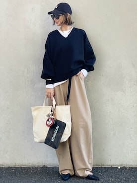 「きれいめコーディネート」｜STYLEDOORさん（レディース・170cm）の秋コーディネート