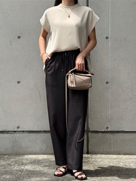 「Emma Taylor（エマテイラー）のアイテム（パンツ）」を使った、STYLEDOORさん（レディース・158cm）の春コーディネート