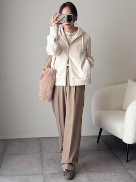 「ダンボール」｜STYLEDOORさん（レディース・157cm）の冬コーディネート
