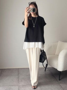 「エアリー」｜STYLEDOORさん（レディース・157cm）の春コーディネート