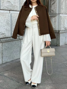 STYLEDOORさん（レディース・162cm）の冬コーディネート