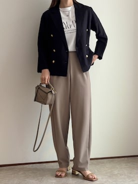 「Emma Taylor（エマテイラー）のアイテム」を使った、STYLEDOORさん（レディース・158cm）の春コーディネート