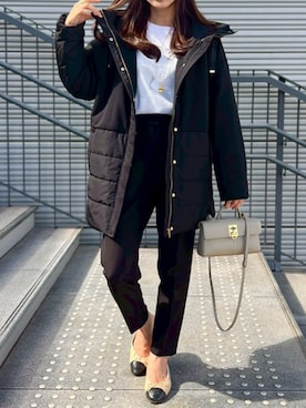 「Emma Taylor（エマテイラー）のアイテム（ダウンジャケット/コート）」を使った、STYLEDOORさん（レディース・162cm）の秋コーディネート