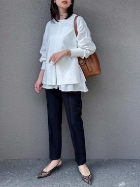 「Emma Taylor（エマテイラー）のアイテム」を使った、STYLEDOORさん（レディース・163cm）の春コーディネート