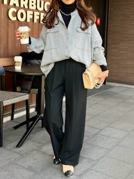 「Emma Taylor（エマテイラー）のアイテム」を使った、STYLEDOORさん（レディース・162cm）の冬コーディネート