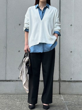 「Emma Taylor（エマテイラー）のアイテム」を使った、STYLEDOORさん（レディース・160cm）の冬コーディネート