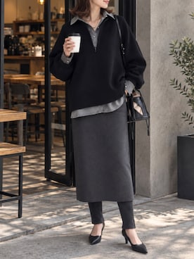 「Emma Taylor（エマテイラー）のアイテム」を使った、STYLEDOORさん（レディース・160cm）の秋コーディネート